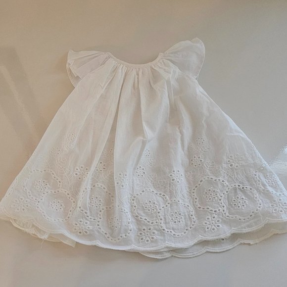 Tahari Baby White Dress  ** 3 - 6 months BRAND NEW! - Picture 1 of 7
